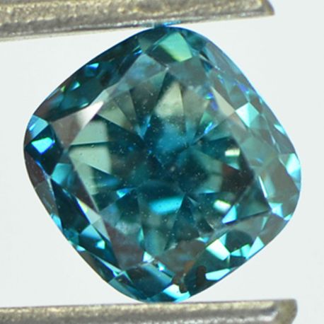 Cushion Cut Diamond Fancy Blue VS2 1.61 Carat