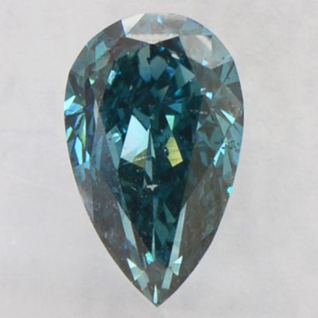 Pear Shape Diamond Fancy Blue Color 1.03 Carat SI1 IGI Certified