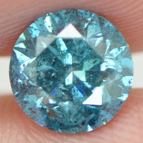 Fancy Blue Diamond Loose Round Shape 1.53 Carat