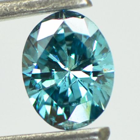Oval Cut Diamond Blue Color Loose 0.50 Carat VS2