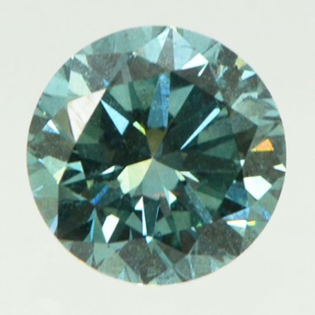 Round Cut Diamond Fancy Blue 1.06 Carat VS2