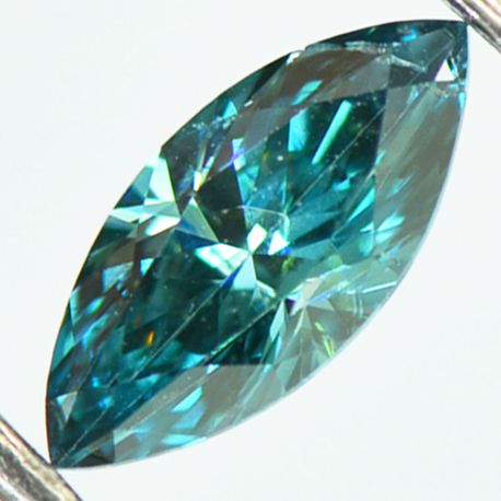 Marquise Cut Diamond Fancy Blue 0.46 Carat VS2