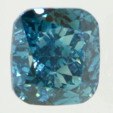 Cushion Cut Diamond Fancy Blue Color 1.05 Carat VS2