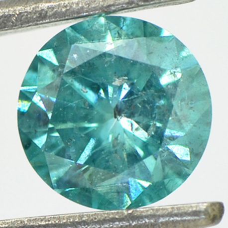 Loose Round Diamond Fancy Blue 1.00 Carat I1