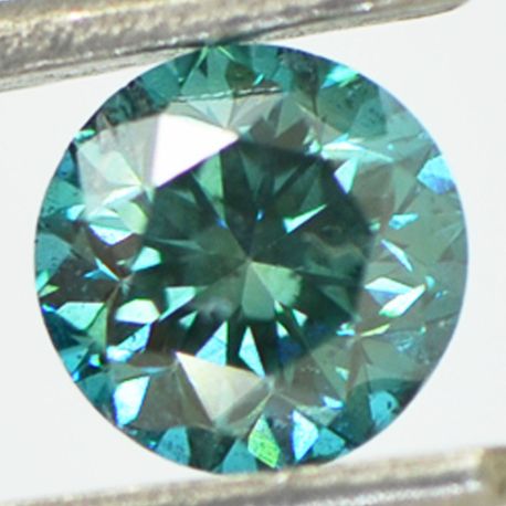 Round Diamond Loose Fancy Blue VS2 0.72 Carat