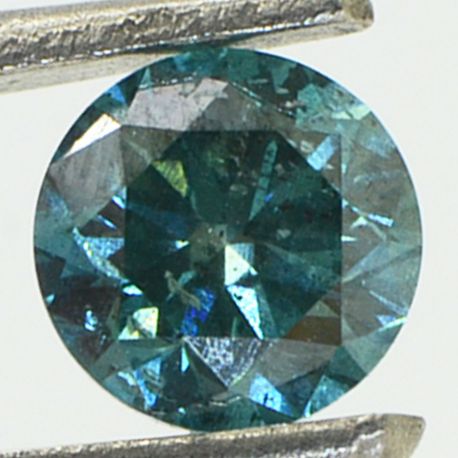 Round Shape Diamond Fancy Blue 0.70 Carat SI1