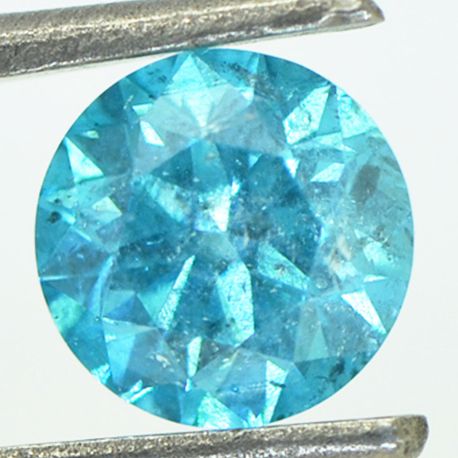 Fancy Blue Round Diamond SI2 1.02 Carat