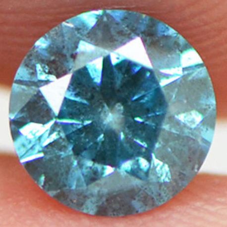 Loose Round Shape Blue Color Diamond 0.71 Carat