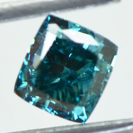 Cushion Cut Diamond Fancy Blue VS2 1.01 Carat 