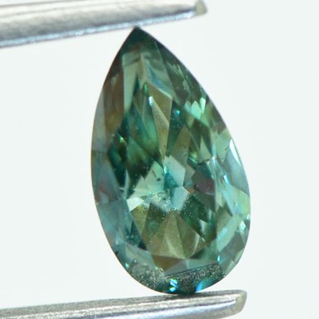 Loose Pear Shape Diamond Fancy Blue 1.02 Carat SI1