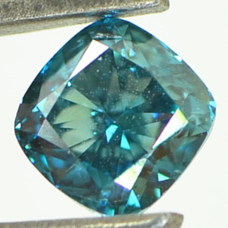 Cushion Cut Diamond Fancy Blue Color Loose 1.01 Carat VS1