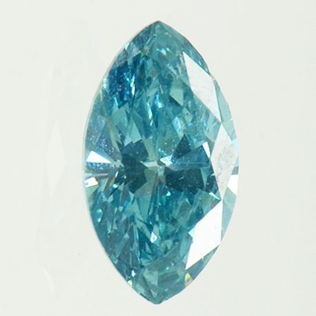 Marquise Cut Diamond Fancy Blue Color Loose 0.72 Carat VS2 