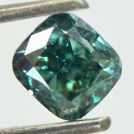 Cushion Cut Diamond Fancy Blue Color Loose 1.27 Carat VS1