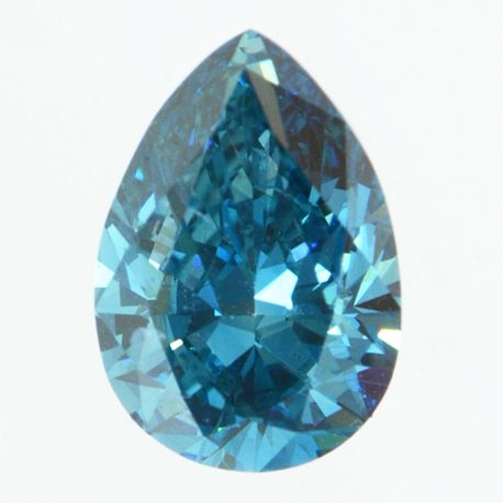Pear Shape Diamond Fancy Blue Color 1.01 Carat VS2