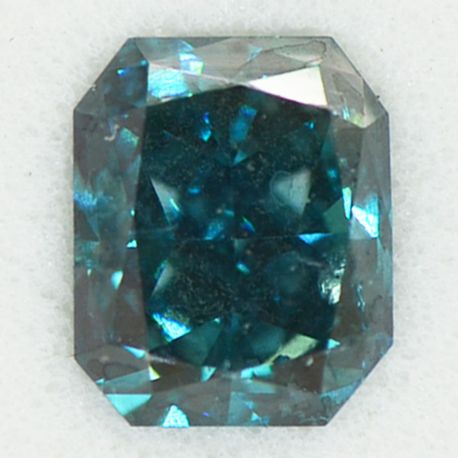 Radiant Diamond Fancy Blue Color Certified Loose 1.01 Carat VS2