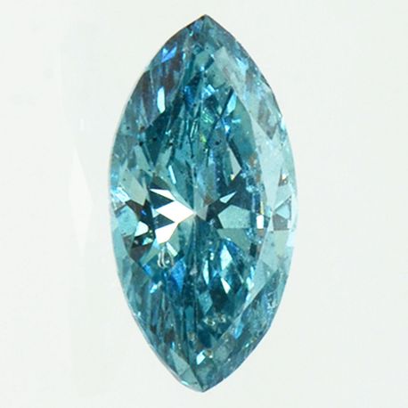 Marquise Cut Diamond Loose Fancy Blue Color 0.56 Carat VS2