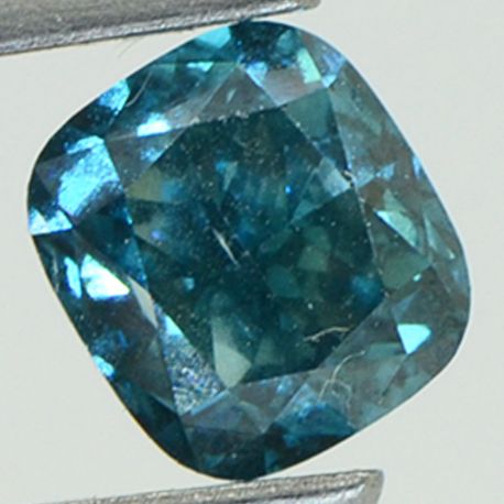 Cushion Cut Diamond Fancy Blue Color Loose 1.25 Carat VS1