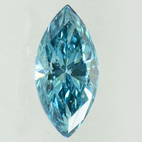 Marquise Cut Diamond Fancy Blue Color 0.58 Carat VS2