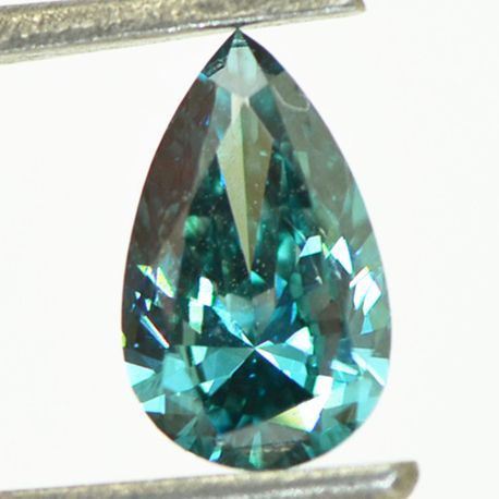Pear Shape Diamond VS2 Certified Fancy Blue 1.00 Carat