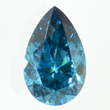 Pear Shape Diamond Fancy Blue Color 1.02 Carat VS2
