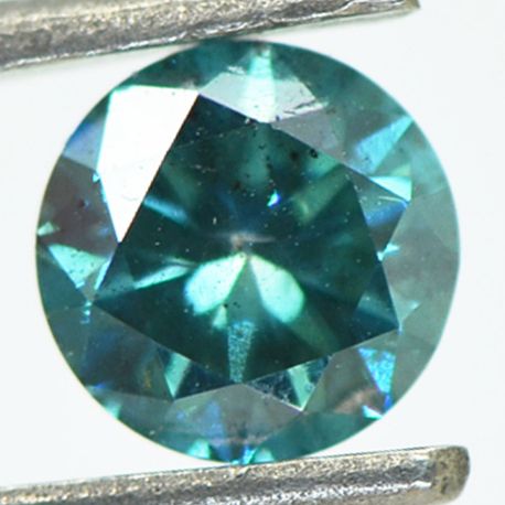 Loose Round Blue Diamond 0.80 Carat VS2