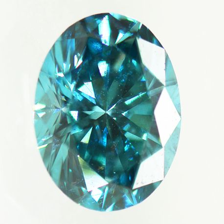 Oval Shape Diamond Fancy Blue Certified 1 Carat VS2