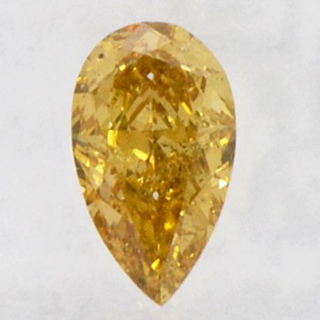 Pear Shape Diamond Fancy Brown 0.43 Carat SI2 IGI Certificate