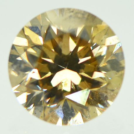 Round Shape Diamond Fancy Brown Color 2.23 Carat SI1