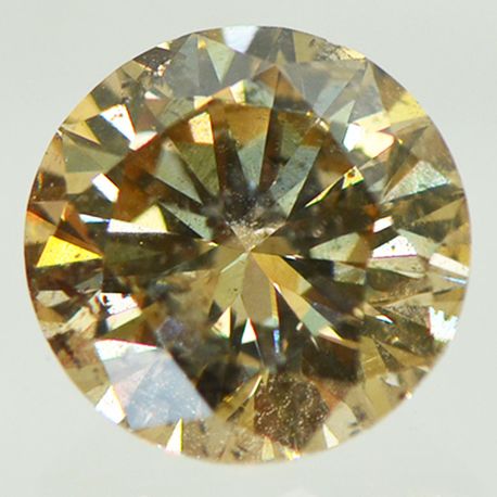 Round Shape Diamond Fancy Brown Color SI22 Carat