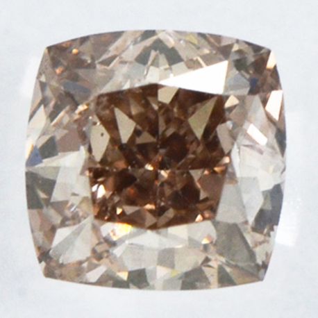Fancy Brown Cushion Diamond Natural 0.53 Carat SI1 IGI Certificate