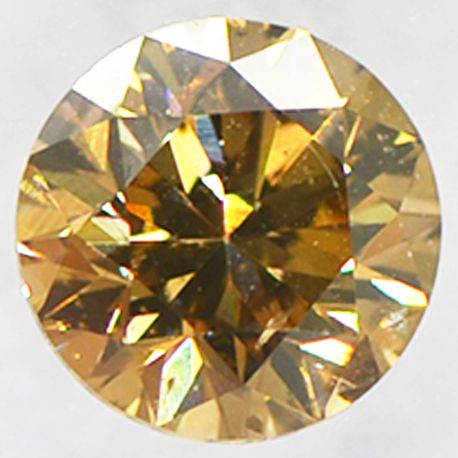 Round Cut Diamond Natural Fancy Brown 1.58 Carat SI2 IGI Certificate
