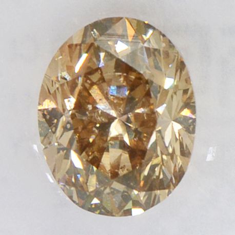Oval Diamond Natural Fancy Brown 1.78 Carat SI2 IGI Certificate