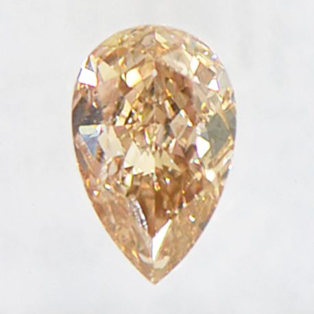 Pear Shape Diamond Fancy Brown 0.59 Carat VS1 IGI Certified
