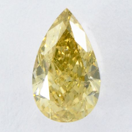 Pear Shape Diamond Fancy Yellowish Brown 0.62 Carat SI2 IGI Certificate