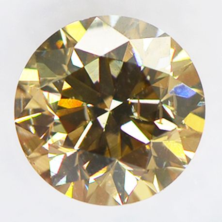 Brown Color Round Diamond 1.51 Carat SI2 IGI Certified