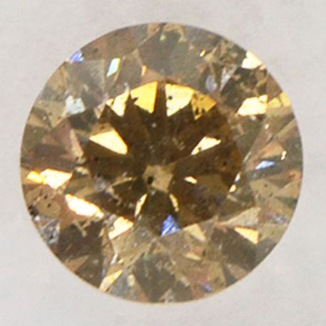 Round Cut Diamond Fancy Brown 0.75 Carat SI2 IGI Certificate