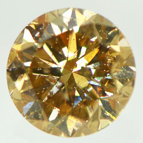 Round Diamond Fancy Champagne Color 2.04 Carat SI1 SGL Certificate