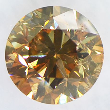 Round Diamond Natural Fancy Brown 1.80 Carat SI2 IGI Certificate