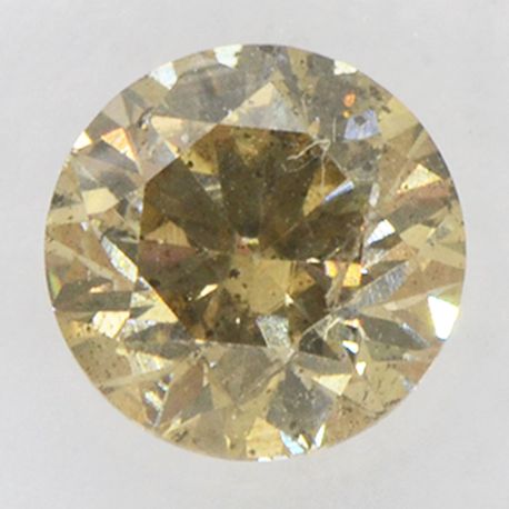 Round Diamond Fancy Brown 0.81 Carat I1 IGI Certificate