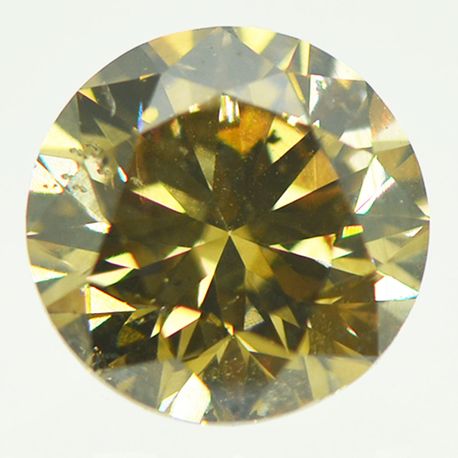 Round Shape Diamond Fancy Champagne VS2 Certified 2.03 Carat