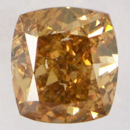 Cushion Cut Diamond Fancy Brown 0.59 Carat SI1 IGI Certificate