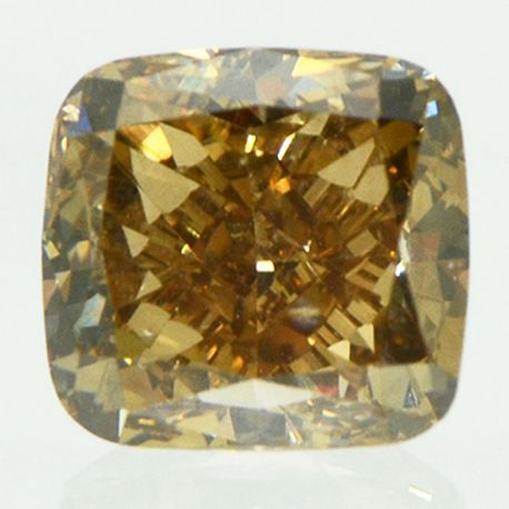Cushion Cut Diamond Fancy Brown Color 1.45 Carat VS1 Certified