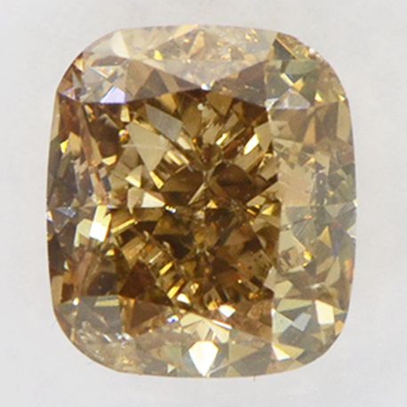 Cushion Cut Diamond Natural Fancy Brown 1.44 Carat SI2 IGI Certificate