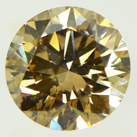 Round Cut Diamond Fancy Brown Certified 2.05 Carat VS2