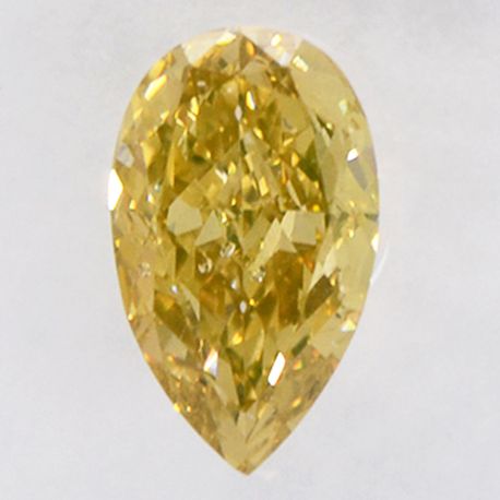 Pear Diamond Fancy Yellowish Brown 0.49 Carat SI2 IGI Certificate