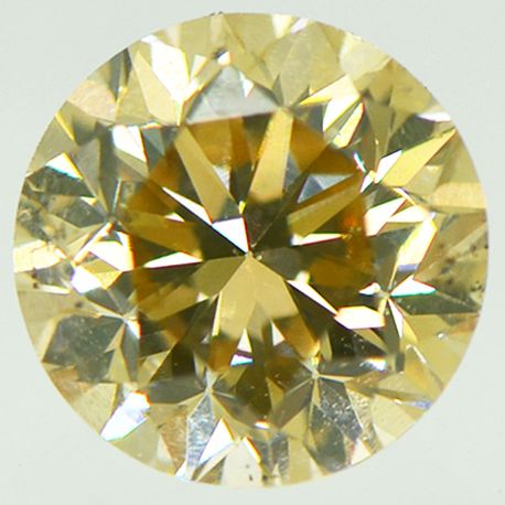 Round Diamond Fancy Champagne VS2 1.72 Carat