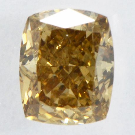 Fancy Brown Cushion Cut Diamond  0.54 Carat VS1 IGI Certificate