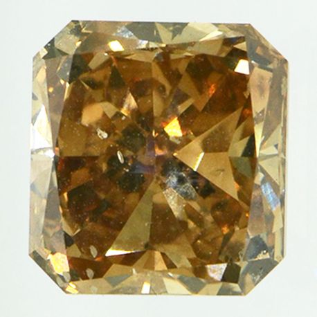 Radiant Cut Diamond Fancy Brown Color 3.11 Carat VS2
