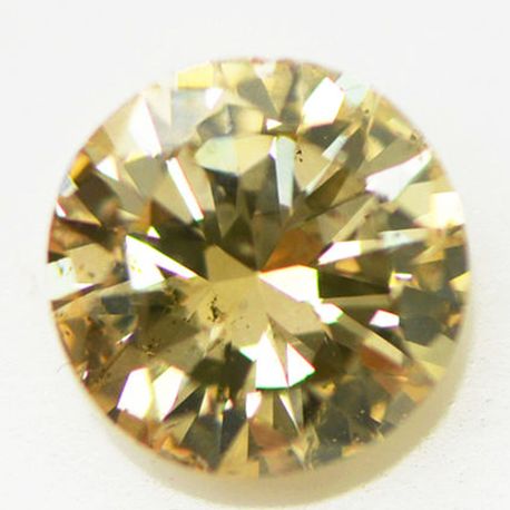 Round Shape Diamond Fancy Champagne 2.49 Carat SI1