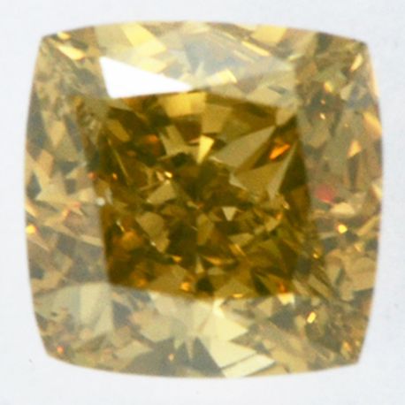 Cushion Diamond Fancy Brown Color 0.61 Carat VVS2 IGI Certificate